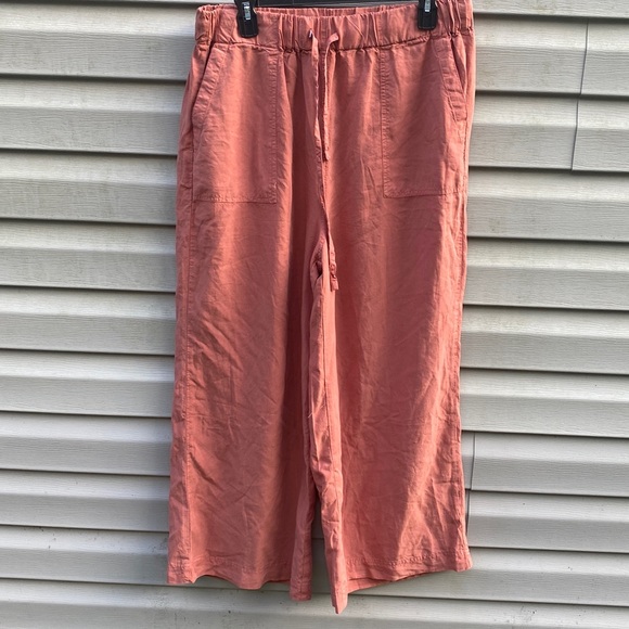 Thread & Supply Pants - Thread & Supply | 100% Lyocell Wide Leg Cropped Pants size Extra Large